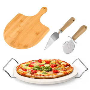 Juego de piedra para <span class=keywords><strong>Pizza</strong></span>, 6 unidades, 12 ", para parrilla y horno, pelar <span class=keywords><strong>Pizza</strong></span> de 12 pulgadas, estante de servicio y cortador de <span class=keywords><strong>Pizza</strong></span> y servidor de <span class=keywords><strong>Pizza</strong></span> - Product Image 1