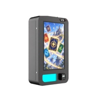 Distributeur de cartes ZDYS sur pied avec serrure de sécurité et boîte de récupération éclairée pour centres commerciaux et lieux de divertissement familial