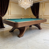 Table de billard 9 boules en bois massif moderne de qualité supérieure, professionnelle, à prix abordable, très vendue, 7ft, 8ft, 9ft, transformable en table à manger