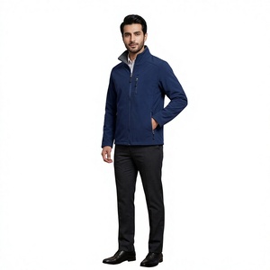 New Men's Outdoor Work Windbreaker Canvas Softshell <b>Jacket</b> <b>Waterproof</b> Rain Zip Sports Stand Collar Hooded - Product Image 1