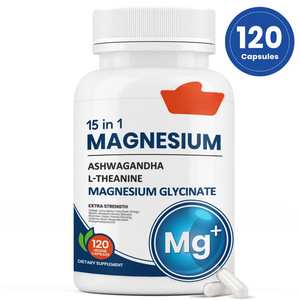 Meilleures ventes 15 en 1 Capsules du complexe de magnésium-Factory OEM Support Energy Boost Muscle Relaxation Daily Supplément pour adultes - Product Image 3