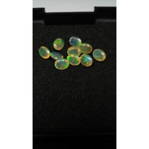 Ópalo Blanco Etíope de Alta Calidad Welo Fire Natural 8x10mm Ovalado Calibrado Gema Suelta Facetada Corte Suelto Venta al por Mayor - Product Image 2