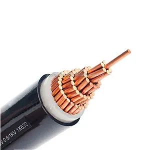 Cable de 600mm2, cinta de alambre de núcleo único, cable de alimentación de cobre swa aislado XLPE blindado