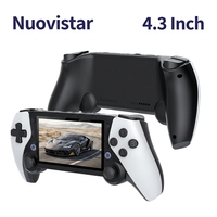 Nuovistar M25 Console de jeu vidéo portable rétro, écran IPS 4,3'', 64 Go, console portable EmuELEC RK3566, Wi-Fi intégré, 3000 mAh