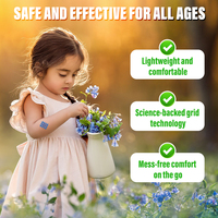 Moskinto The Original Patch anti-démangeaison, patchs anti-piqûres de moustiques pour enfants et adultes, patchs naturels de soulagement instantané pour piqûres d'insectes