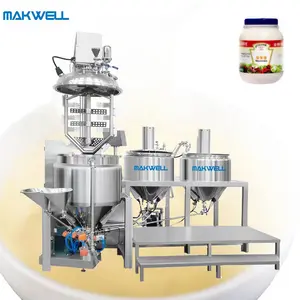 MAKWELL maionese Equipment miscelatore emulsionante omogeneizzante sottovuoto macchina per la produzione di maionese industriale