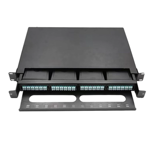Panneau de brassage optique coulissant <span class=keywords><strong>1U</strong></span> MPO MTP 96 ports LC Duplex pour montage en rack, pour centre de données - Product Image 3