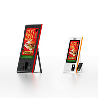 Kiosque de commande et de paiement en libre-service à écran tactile multipoint pour restaurant, système Android/Windows, avec imprimante 80 mm et lecteur NFC - Offre Spéciale
