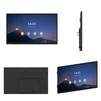 Pantalla de 75 pulgadas para niños y oficina, pantalla electrónica para aula, precio, pantalla plana Digital escolar, pizarra blanca inteligente, pizarra blanca interactiva