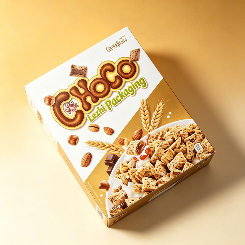 Custom Logo Design Cereal Paper Packaging
