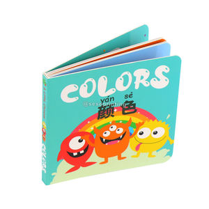 Impresión de Libros de Cartón para Niños Personalizados, Libros Educativos para Niños Pequeños, Aprendizaje de Colores, Cartón Grueso con Esquinas Redondeadas, Fabricante de Libros Infantiles - Product Image 4