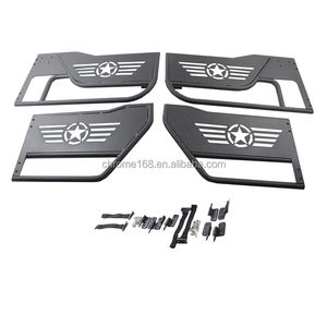 Piezas de accesorios de sistema de carrocería Maiker Offroadauto para Jeep Wrangler JK, puertas tubulares de tubo delantero de media <span class=keywords><strong>puerta</strong></span>, par de 2 puertas - Product Image 2