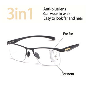 R3505 1pc PC cadre carré lentille progressive voir loin voir près multi-focale <span class=keywords><strong>presbytie</strong></span> unisexe lunettes correctives lunettes de lecture - Product Image 4