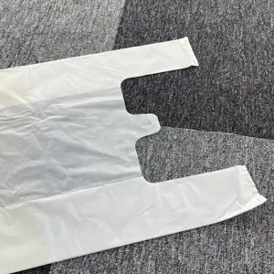 Túi Nhựa Đựng Áo Thun PLA Túi Màu Trắng Trong Suốt Bán Sỉ Túi Mua Sắm Phân Hủy Sinh Học 100%