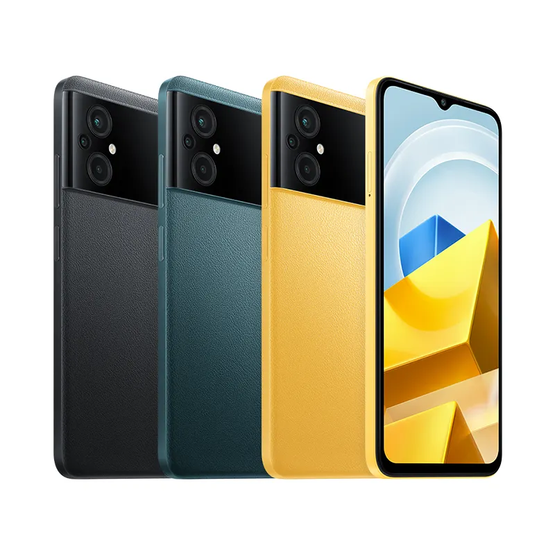 In Stock Global Version POCO M5 Mobile Phone Helio G99 NFC 50MP Triple Cameras 90Hz Display 5000mAh Battery 18W Fast Charging