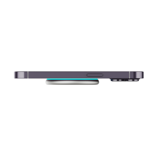 Mini chargeur magnétique sans fil circulaire 15W, station de charge rapide avec <span class=keywords><strong>c</strong></span>âble <span class=keywords><strong>USB</strong></span> <span class=keywords><strong>C</strong></span> pour smartphones - Product Image 3
