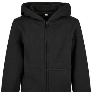 Sweat à capuche en coton biologique vierge avec logo personnalisé de haute qualité pour enfants, sweat-shirt à fermeture éclair pour garçons et filles - Product Image 2