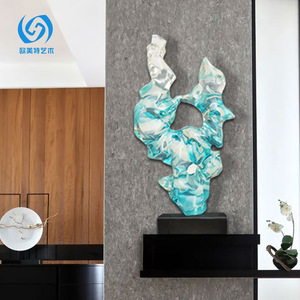 Modern Minimalist Transparent Resin Sculpture 400x200x720mm Artistic Home Decoration Ornament For Living Room Hotel <b>Crafts</b> - Product Image 1
