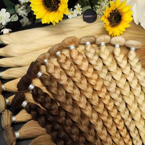 Extensions de cheveux naturels vierges vietnamiens lisses, tissage Genius, doux et soyeux, cheveux Remy, vente chaude - Product Image 1