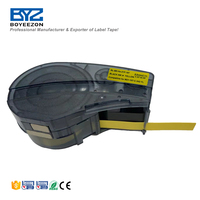 BD-M21-250-C-342-YL de ruban d'étiquettes compatibles Brady 11.15mm * 2.1m Marquage de fil de ruban d'étiquettes en polyoléfine pour une utilisation dans Brady Bmp21 Plus
