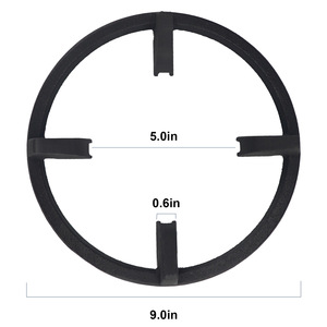 วงแหวนรองเตาเหล็กหล่อแบบกลมสำหรับเตาแก๊ส ทนความร้อน ป้องกันพื้นเตา DG94-00939A - Product Image 3