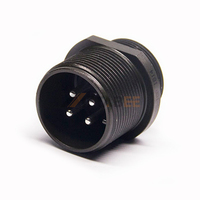 Connecteur circulaire robuste MS3101A18-10P MS3101A18-10S à 4 broches, 500V 23A, prise filetée en ligne pour connexions de fils