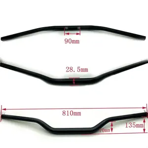 แฮนด์มอเตอร์ไซค์ขนาด 1-1/8 นิ้ว พร้อมแผ่นรองแฮนด์และปลอกแฮนด์ สำหรับรถมอเตอร์ไซค์วิบาก/พิตไบค์  อะแดปเตอร์ CNC 28.5 มม. รุ่น PPR <span class=keywords><strong>Pit</strong></span> <span class=keywords><strong>Pro</strong></span> Racing - Product Image 6