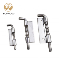 Loquet à ressort en acier inoxydable industriel, charnière robuste pour armoire, boîte électrique, équipement mécanique, quincaillerie