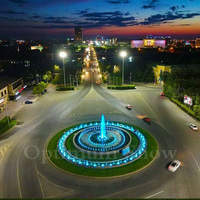 Fuente de Agua Musical y Danzante para Exteriores con Luces en el Centro de la Carretera, Proyecto Optimum Show Landmark Kazajistán