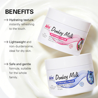 Ensemble de soins de la peau au lait d'ânesse Nary, beauté naturelle, lotion au collagène, ensemble éclaircissant, crème hydratante, acide hyaluronique, logo personnalisé