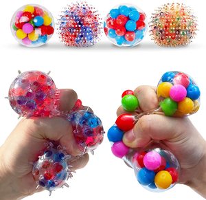 HUAYI Water Bead Stress Balls Brain Stress Ball Squeeze <b>Squishy</b> Ball Fidget Toy - Product Image 2