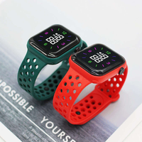 Jam Tangan Elektronik Grosir Laris Manis, Hadiah untuk Anak, Gelang Jam Tangan Olahraga, Jam Digital LED untuk Pria Wanita Pelajar