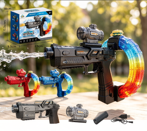 Pistola <span class=keywords><strong>de</strong></span> Agua Eléctrica <span class=keywords><strong>de</strong></span> Alta Potencia con Luz, Disparo Continuo, Gran Capacidad, Juguete <span class=keywords><strong>de</strong></span> Pistola <span class=keywords><strong>de</strong></span> Agua Automática para Niños y Adultos - Product Image 2