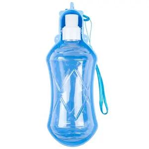زجاجة مياه محمولة, زجاجة مياه محمولة مقاومة للتسريب قابلة للطي للسفر والمشي في الهواء الطلق ، زجاجة مياه للكلاب والقطط ، أكواب للمشي لمسافات طويلة