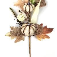 Décoration d'automne 100% naturelle, branche décorative pour couronne de Thanksgiving, centre de table, décoration intérieure, écologique, artisanale