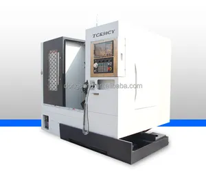 DONGS 4 eksen Cnc torna merkezi freze delme makinesi CNC torna eğimli yatak TCK50DY