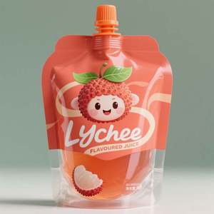 Emballage recyclable de jus/bière liquide personnalisable 10ML-150ML pochettes à bec en plastique gravure impression sac étanche multi-taille - Product Image 3