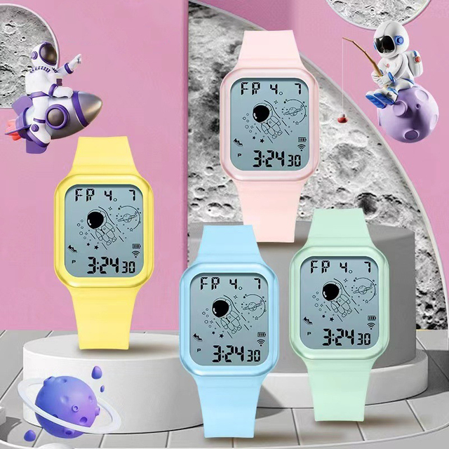 Children's Gift Leisure Fashion Sports Watch LED Display Digital Watch Astronaut Student Electronic Watch
