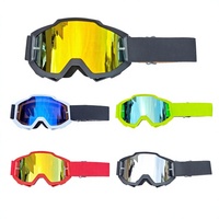 Lunettes de moto personnalisables, nouvelles, pour l'extérieur, avec monture légère en PC, verres remplaçables pour motocross, MX, BMX, dirt bike, VTT