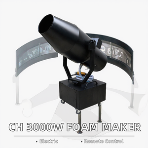 เครื่องทำโฟมสำหรับงานปาร์ตี้ริมสระน้ำ รุ่น CH 3000W ควบคุมด้วยรีโมทไฟฟ้า พร้อมเอฟเฟกต์เวทีแบบเคลื่อนย้ายได้ - Product Image 2