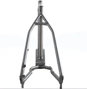 Hochwertiger elektrischer Fahrrad rahmen aus Titan, Riemen antrieb Bafang M510
