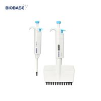 Pipette numérique de laboratoire Biobase, qualité laboratoire, 100 - 1000 µl, mini-micropipette monocanal réglable