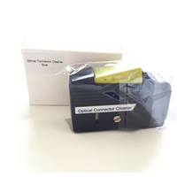 Cassette de nettoyage de connecteur optique de boîte de nettoyage de fibre optique bleue Ftth pour les réseaux 4G 3G GSM TCP POE et GPRS