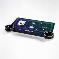 Écran de voiture universel Diamond 2k 11,8 pouces 1DIN Système de lecteur Android avec GPS DSP Amplificateur RGB