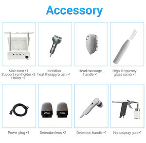 แปรงนวดดูแลหนังศีรษะแบบ5 in 1ใช้สปาผมแบบพกพาเครื่องทดสอบผิวหนังดูแลหนังศีรษะ - Product Image 6