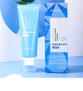 El mejor limpiador <span class=keywords><strong>de</strong></span> poros hidratante con aminoácidos espumosos para brillo facial Original con cepillo <span class=keywords><strong>de</strong></span> silicona 120g - Product Image 2