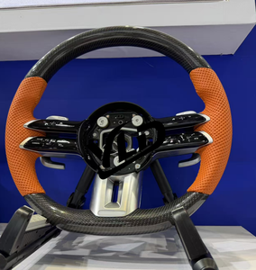 Volant de voiture en cuir personnalisé à 12 heures, compatible avec <span class=keywords><strong>Mercedes</strong></span>-Benz <span class=keywords><strong>2022</strong></span>+ GT53 GT63 GT 63S <span class=keywords><strong>AMG</strong></span> - Product Image 3