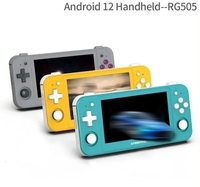 ANBERNIC RG505 nouvelle Console de jeu portable système Android 12 Unisoc Tiger T618 4.95 pouces OLED avec mise à jour OTA Hall Joyctick