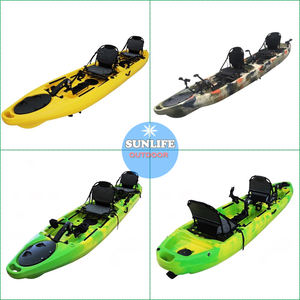<span class=keywords><strong>Sunlife</strong></span> เรือคายัค2คน, เรือคายัค14ft พายเรือคายัคตกปลาทนทานและทนทาน - Product Image 4
