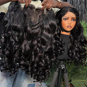 Perruque Chioma en promotion, perruque courte bouclée 13x4 HD avec dentelle transparente, noire naturelle, 100% cheveux humains bruts pour personnes noires - Product Image 5